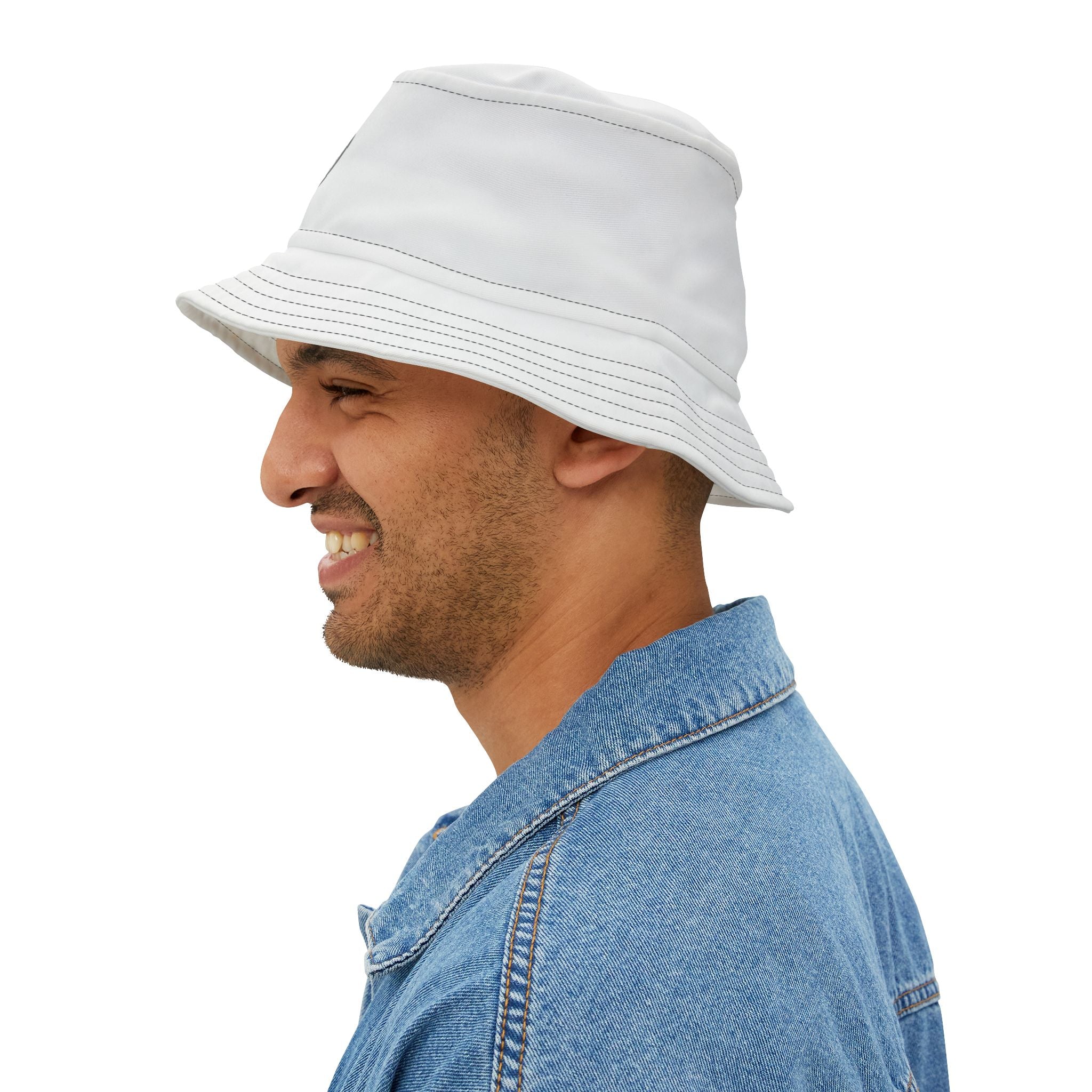 White Bucket Hat