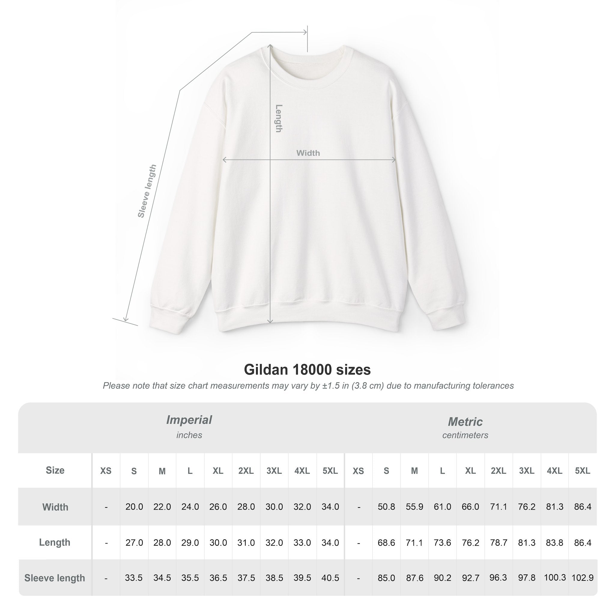 Unisex Heavy Crewneck Sweatshirt