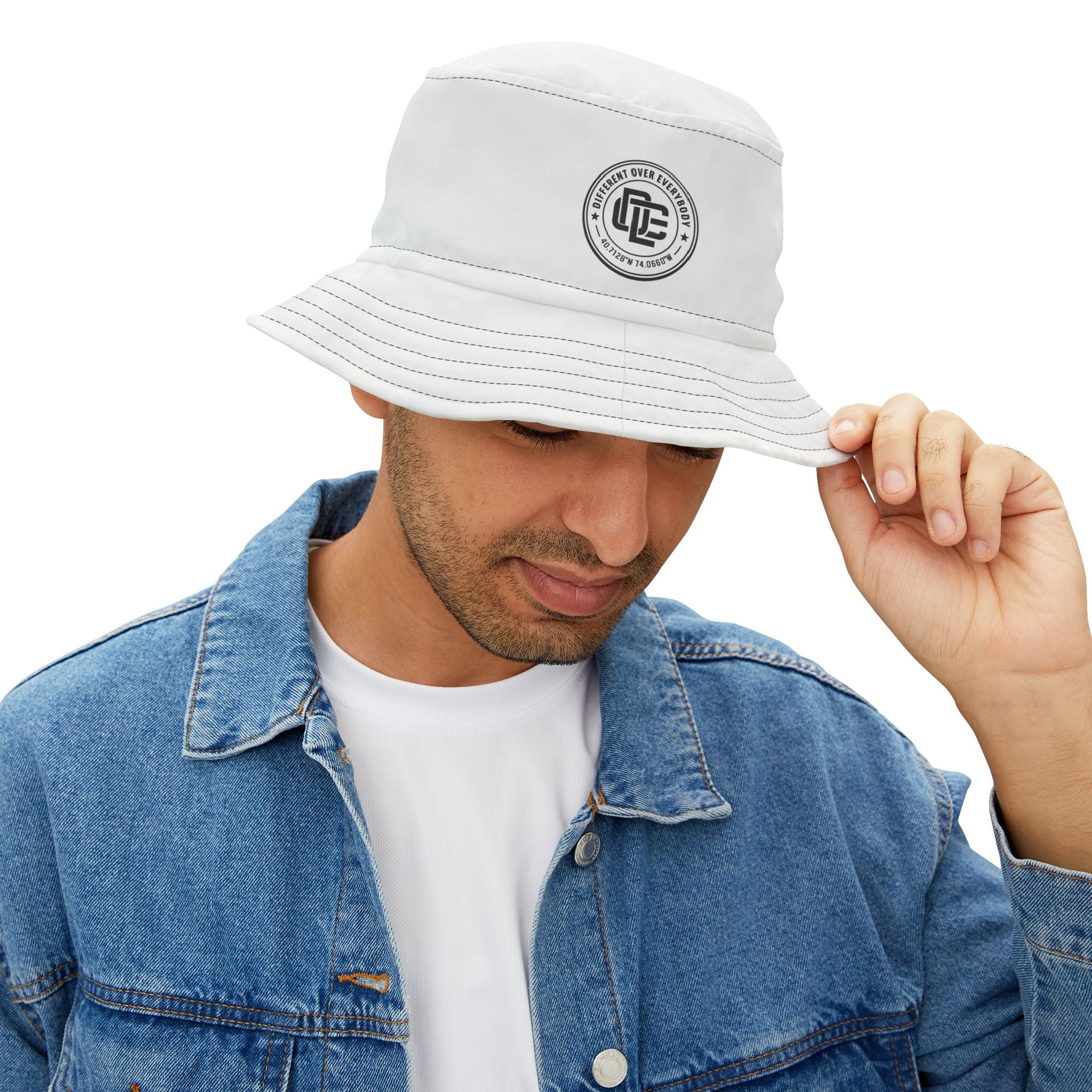 White Bucket Hat